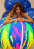 Tara Bush with Balloons, Inflatables, and Bubble Gum!