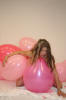 Tara Bush with Balloons, Inflatables, and Bubble Gum!