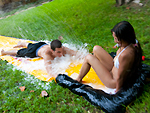 Kina Kai on inflatable naked