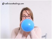 Sabrina with balloons