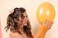 Olesya with balloon